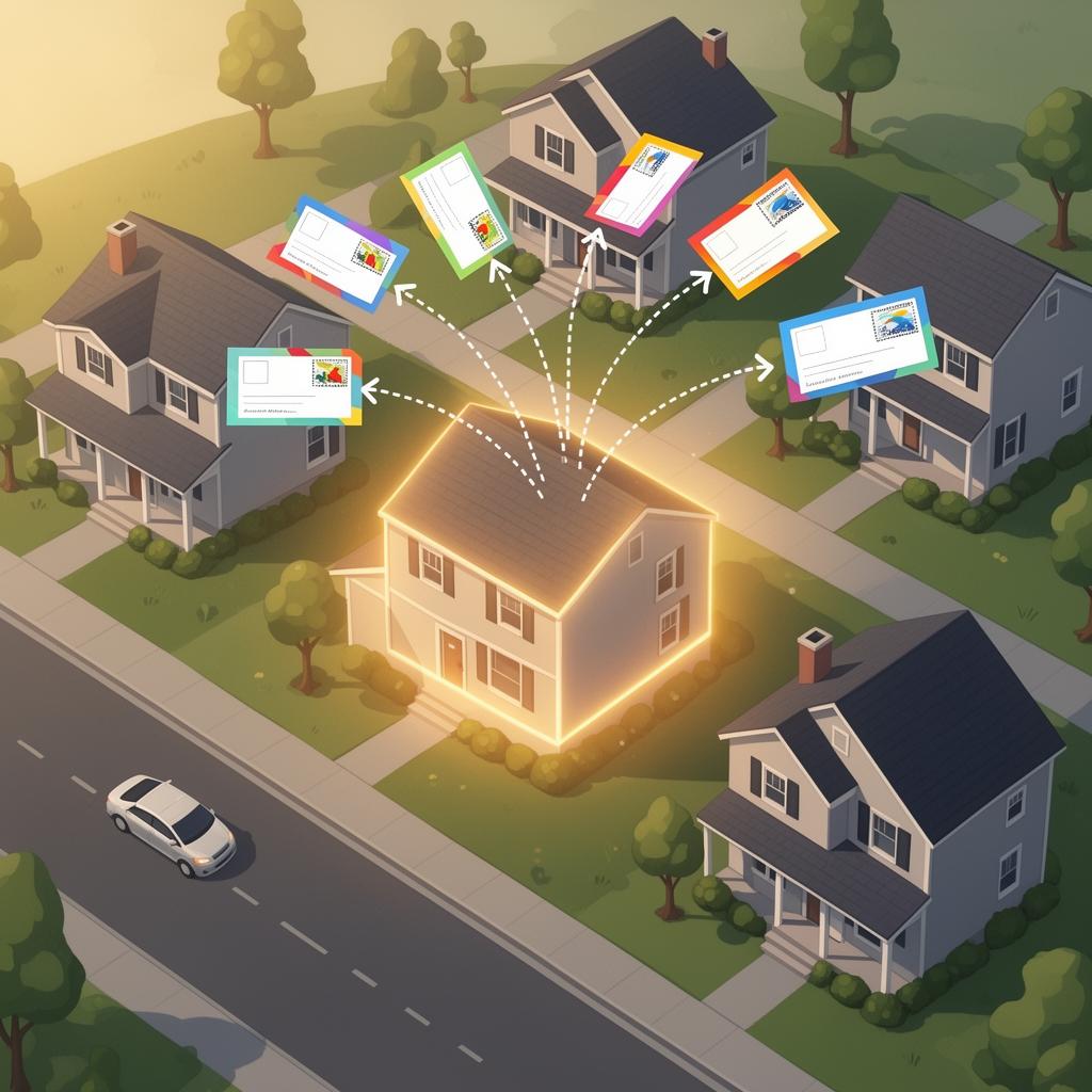 Nearest Neighbor Campaigns postcard example