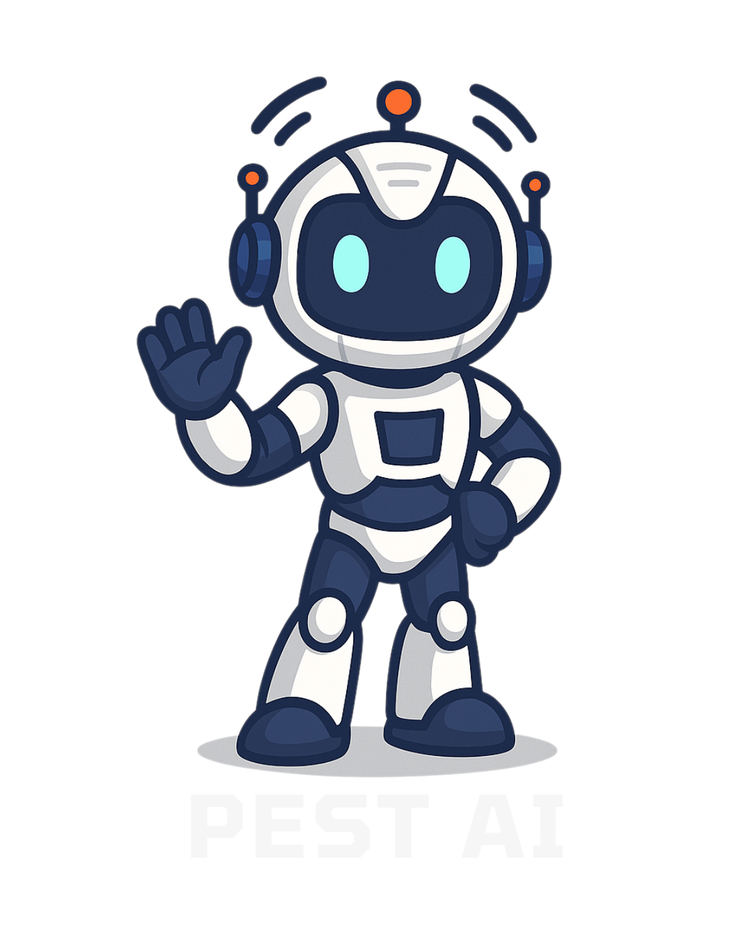 Pest AI Robot Logo - Advanced AI Solutions for Businesses